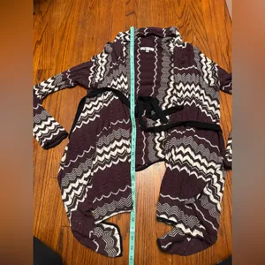 Jennifer Lopez XL Magenta Purple Open Tie cardigan thumbnail 4