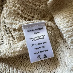 Astr The Label Knit Sweater Womens Small Wrap Front Cream thumbnail 5