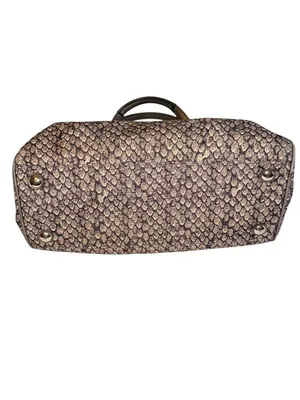 Coach Taylor Snake Print Satchel thumbnail 3