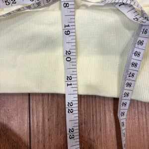 Old Navy Women's Medium Pale Yellow Choose Happy Graphic Sweatshirt Pullover thumbnail 5