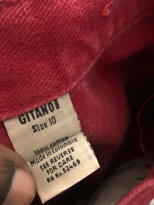 Red Vintage GITANO High waisted straight leg jeans (Vintage size 10/ US Size 6/ Waist 28”) thumbnail 9