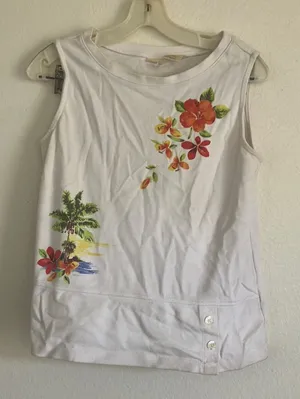 FINAL MARKDOWN Lovely summer top medium White thumbnail 1