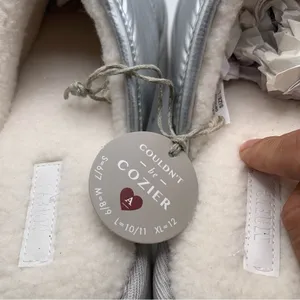 NIB Anthropologie Maeve Puffy Platform Slippers L 10-11 metallic silver slip on thumbnail 10