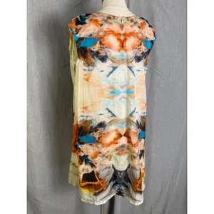 Ame Soeur Berlin Silk Blend‎ Midi Dress Avant Garde Artwear Shift Tunic Sz 6 thumbnail 5
