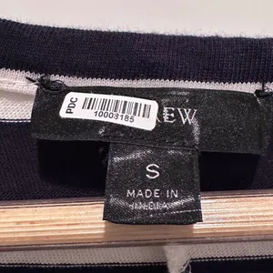 J.Crew Navy Blue White Striped High Low‎ Maxi Dress Size Small Cotton Nautical thumbnail 4