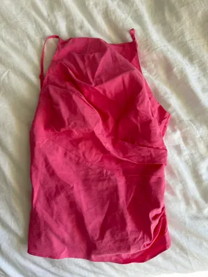 ZARA Halter Top Pink thumbnail 1