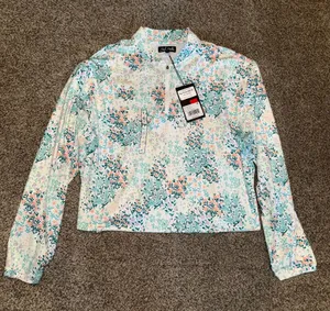 Bad Birdie Women's UV Long Sleeve Quarter-Zip - Spring Has Sprung thumbnail 1