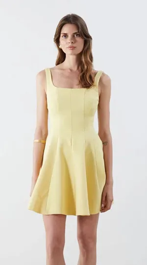 Mustard seed Yellow dress thumbnail 1
