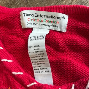 Tiara Women's Christmas Cardigan Sweater XL Multicolor Festive Holiday NOEL‎ thumbnail 8
