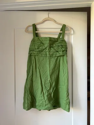 Abercrombie Green Sleeveless Women's Dress thumbnail 2