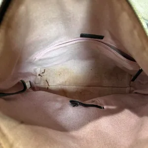 Black leather Dooney & Dillen Black Pebble Leather Hobo Shoulder Bag Gold Accent thumbnail 6