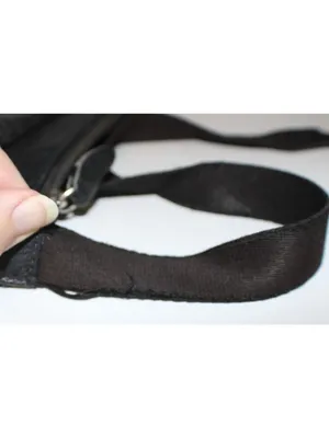 Coach Penelope Black Pebbled Leather Turnlock Crossbody Bag – Classic Flap Style thumbnail 12