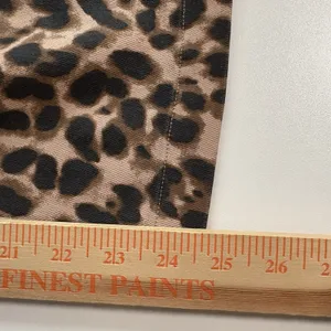 Reformation‎ Women's Animal Print Leopard Marlon Stretch High Crop Pants Size 4 thumbnail 10