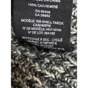 Theory 100% Cashmere Women's Gray Turtleneck Sleeveless Tank Vest Sweater Top S thumbnail 6