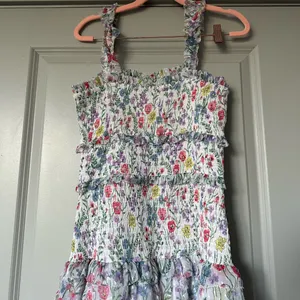 Saylor Leanna Long Tiered Ruffle Floral Maxi Dress small thumbnail 5
