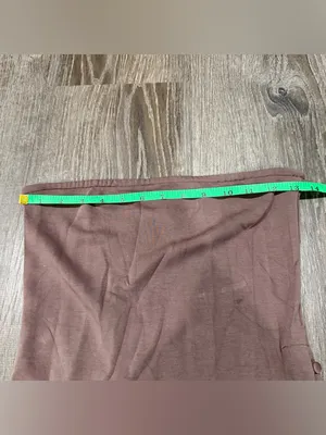 edikted Brown Strapless Asymmetrical Top thumbnail 6