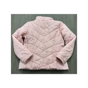 New York & Company Pink Quilted Zip Jacket Women’s Large Lightweight Puffer Coat thumbnail 5