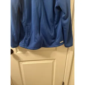 MED COUTURE Women's Athletic Zip Up Track Jacket Coat Blue Size Medium thumbnail 7