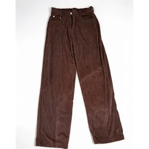 Mocha Brown Corduroy High Waisted Wide Leg Pants‎ Women Size S Relaxed Fit new thumbnail 6