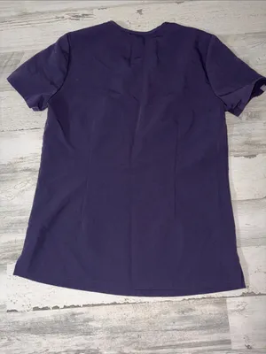 Figs Purple V-Neck Scrub Top Size XS thumbnail 4