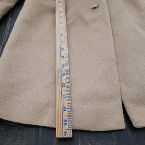 Lauren Ralph Lauren Camel Wool Blend Reefer Coat Women's Size 4 Small thumbnail 6