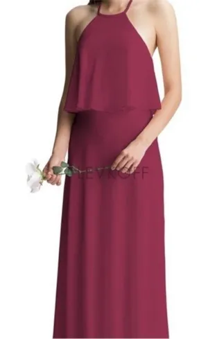 NWT Bill Levkoff Bridesmaid Dress Style 7006 in The Color Wine 2 Prom Wedding thumbnail 1