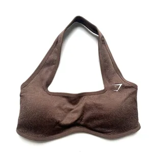 Gymshark M Adapt Fleck x Whitney Halterneck Sports Bra thumbnail 1