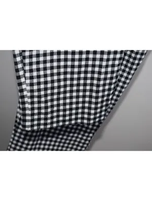 Old Navy Pixie Pants Size 12 Black White Gingham High-Rise Cropped Trousers thumbnail 5