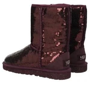 UGG Purple Port Short Sparkle Uggs- Size 5 thumbnail 2