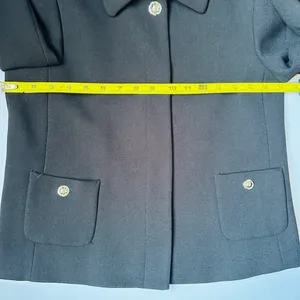 Zara Black Tailored Blazer with Cropped Silhouette Sz XS Lined‎ thumbnail 7