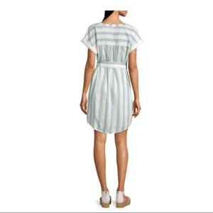 ✨ a.n.a Short Sleeve Striped Shift Dress✨ thumbnail 3