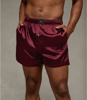 Men’s American Eagle Satin Boxer Shorts thumbnail 1