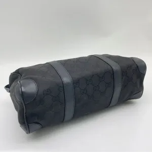 Gucci mini Boston bag canvas and leather thumbnail 11