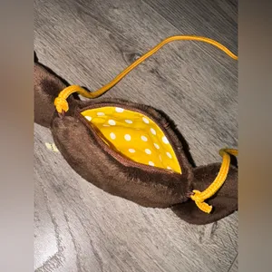 Sun Arrow Japanese Rare Coin purse monkey bag with strap dated 2010 Brown thumbnail 6