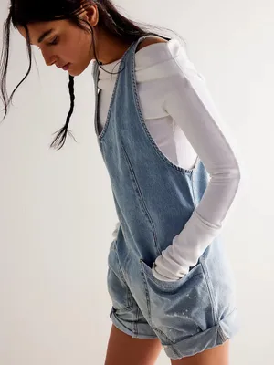 Free People We The Free The High Roller Shortall - Bright Eyes Size S thumbnail 2