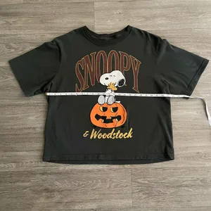 RSQ x Peanuts Snoopy & Woodstock Together Boxy Tee - medium thumbnail 5
