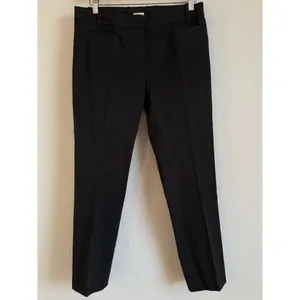 J.Crew Women’s‎ Black Stretch Mid-Rise Straight Leg Trouser Pants Size 10R thumbnail 10