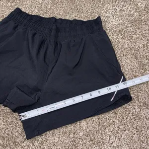 All in Motion Women's Black Athletic Activewear Shorts Drawstring Pockets XS thumbnail 6