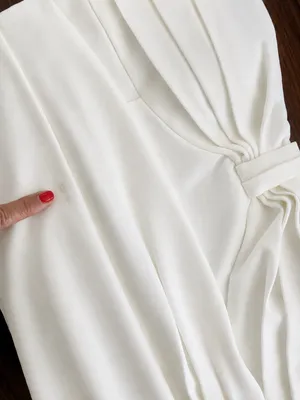 LULU's Bridal Wedding Sexy Minimal Elegant Strapless Sophisticated Mermaid Gown thumbnail 5