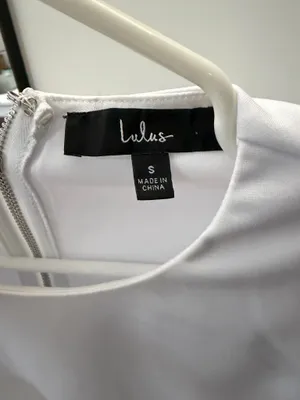 White Mini Lulus Dress thumbnail 4