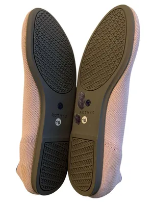 Rothy's round toe flats shoes pink women's size 10 thumbnail 5