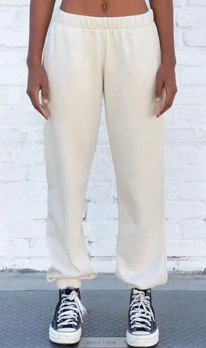 Brandy Melville Rosa Cream Sweatpants Joggers thumbnail 1
