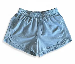 Nike Dri-FIT Running Shorts Women's Medium light blue Drawstring Lined Athletic thumbnail 1