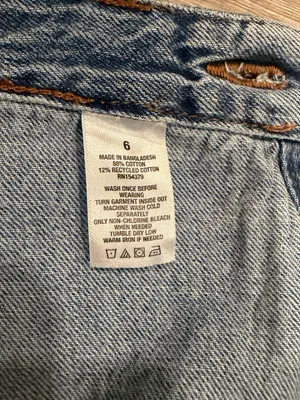 Aeropostale Womens Blue Denim Mini Wrap Skirt Pockets Frayed Hem Size 6 thumbnail 5