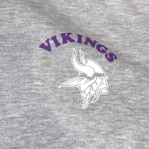 Junk Food Minnesota Vikings Lace Up Hoodie Heather Gray Purple Womens Small thumbnail 3