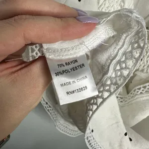 Superdown Women's Emilia Ruffle Halter Mini Dress White + Black Polka Dot Size M thumbnail 9