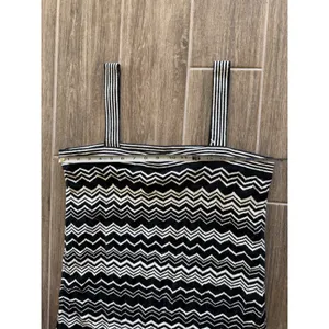 Missoni for Target Black White Zigzag Knit‎ Tank Dress Size L thumbnail 2