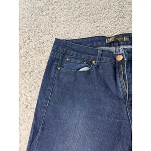 Kardashian Kollection Kim Curvy Skinny Jeans Dark Wash Indigo Size 10 thumbnail 4