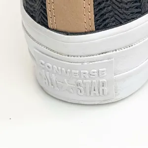CONVERSE CTAS Lift OX Women’s Black Herringbone Lace Up Platform Sneakers Size 7 thumbnail 8