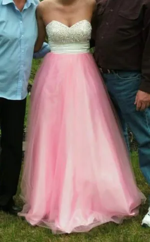 Pink Prom Dress Size 4 thumbnail 1